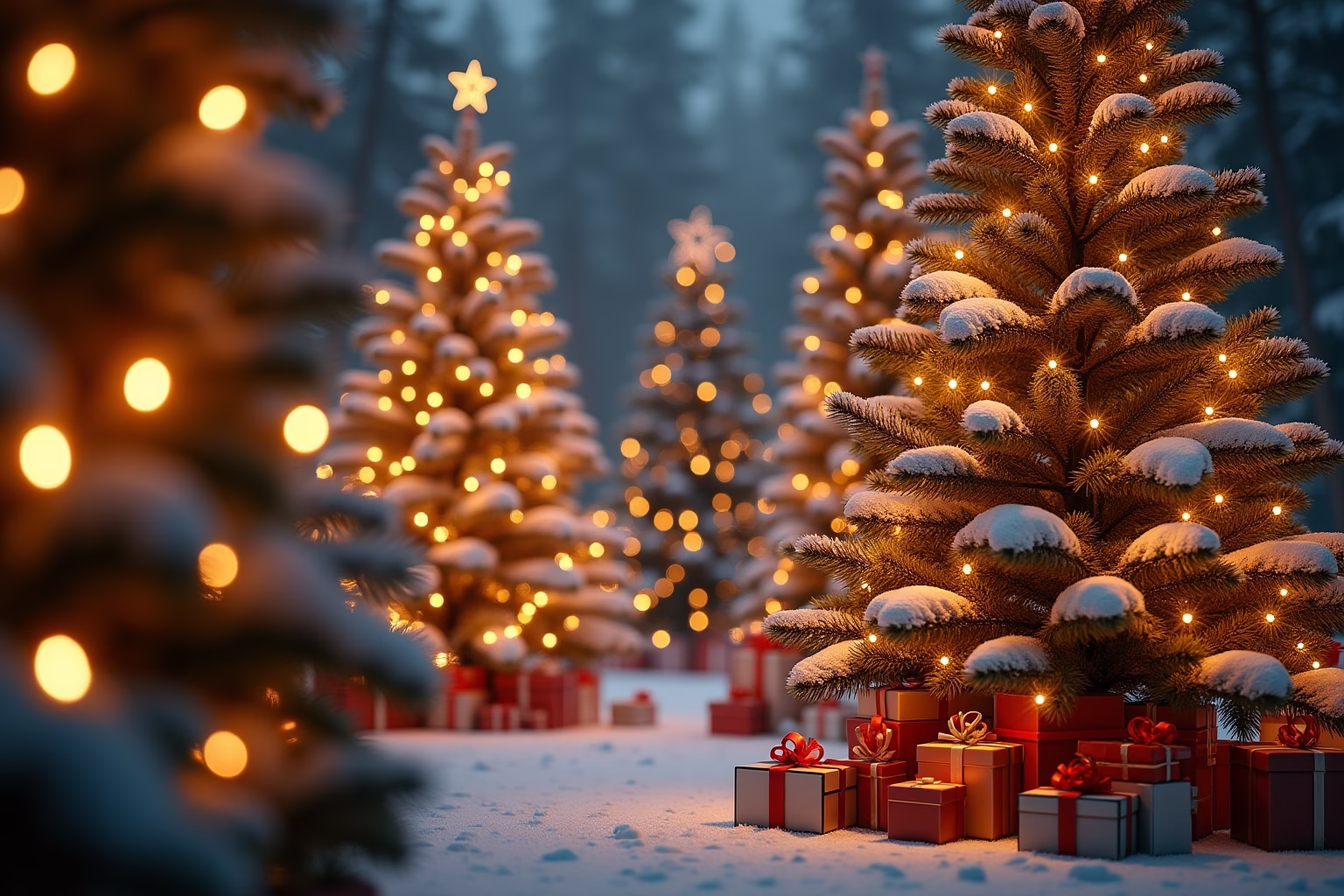 8 wunderschöne Christbaum Inspiration für Festtage