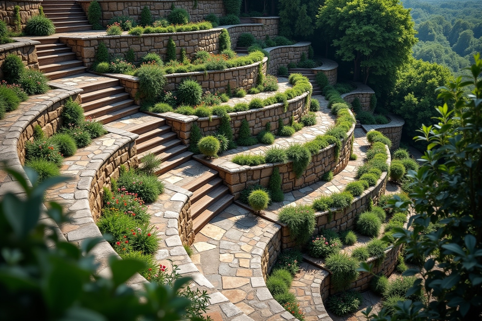 Garten gestalten mit Ebenen: Ideen und Tipps