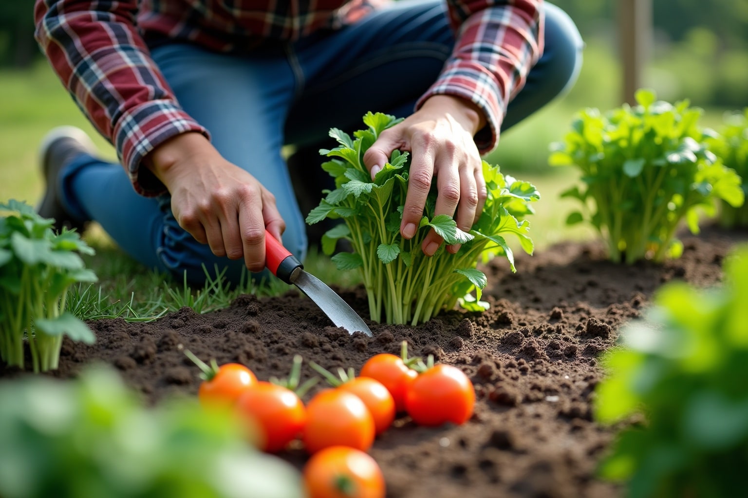 Gemüsebeet pflegen für hohe Erträge