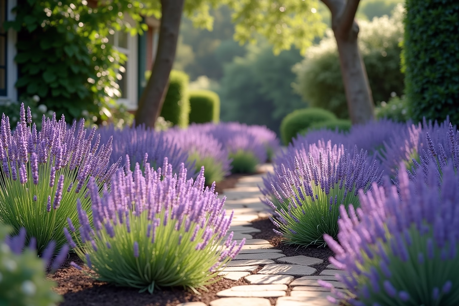 Die 8 schönsten Lavendel Beet Ideen für Ihr Zuhause