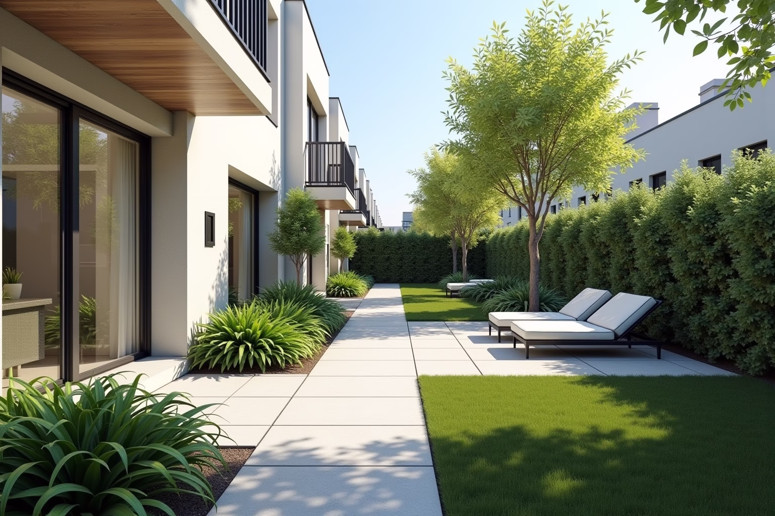 8 Ideen: Modern kleiner Garten für dein Reihenhaus