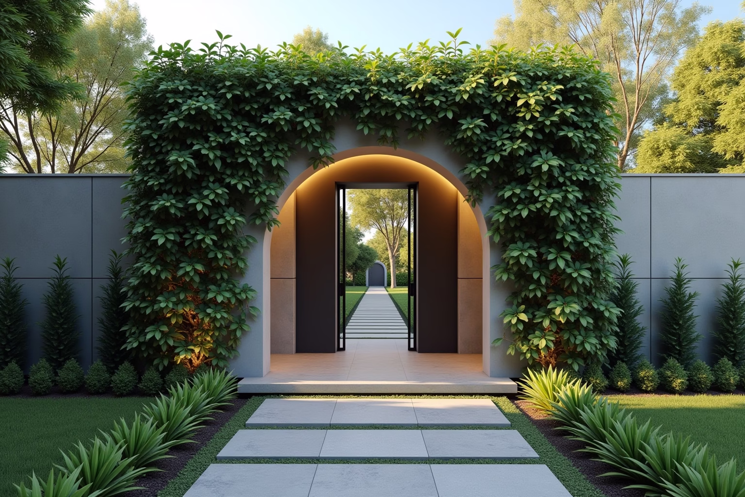 Die Gestaltung von Eingängen im modernen Garten